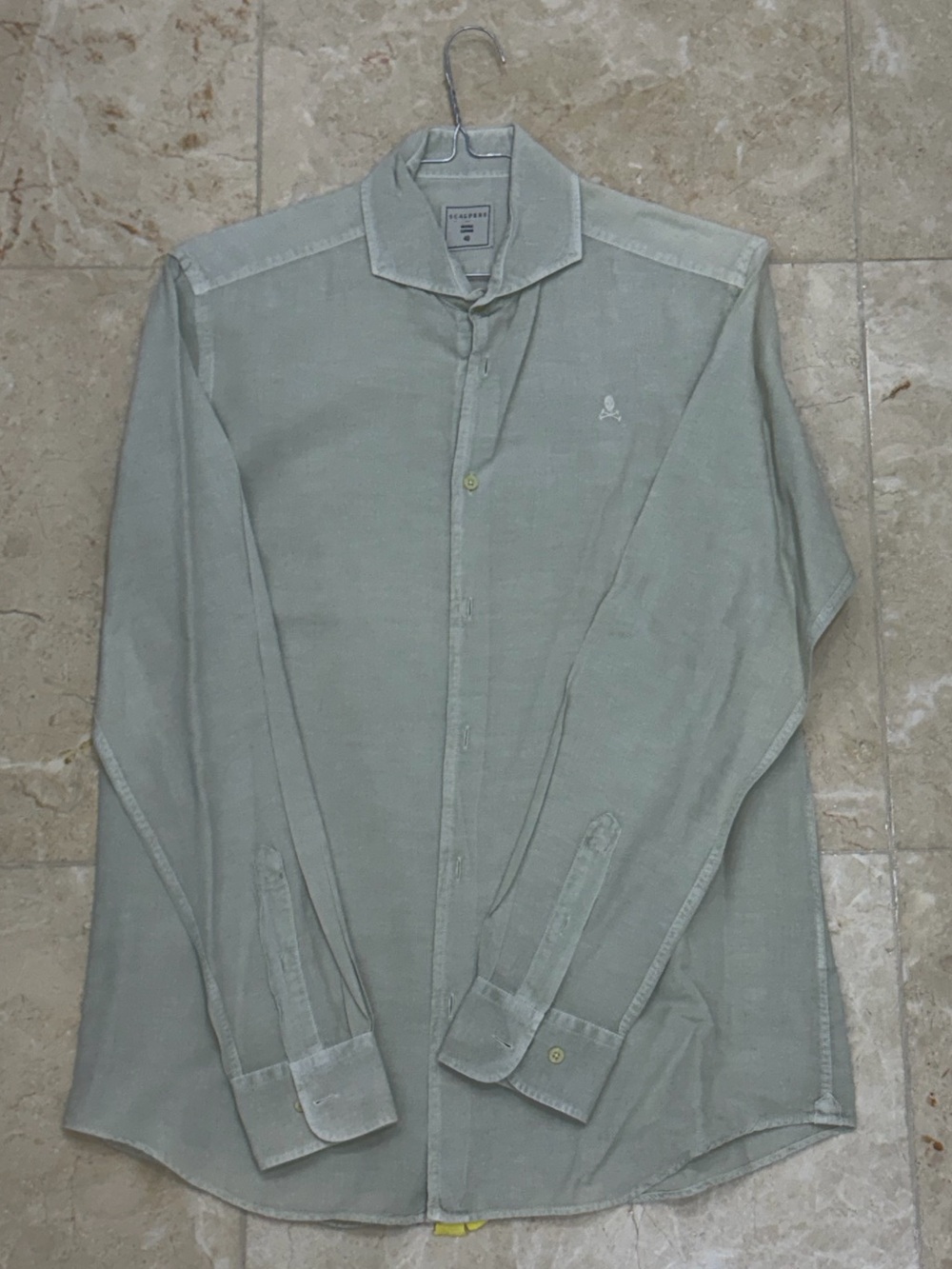 Light Sage Green Button-Up Shirt